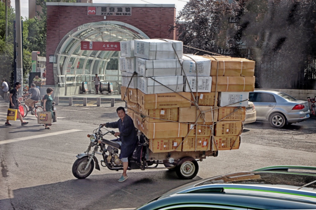 Delivery Man in Xian