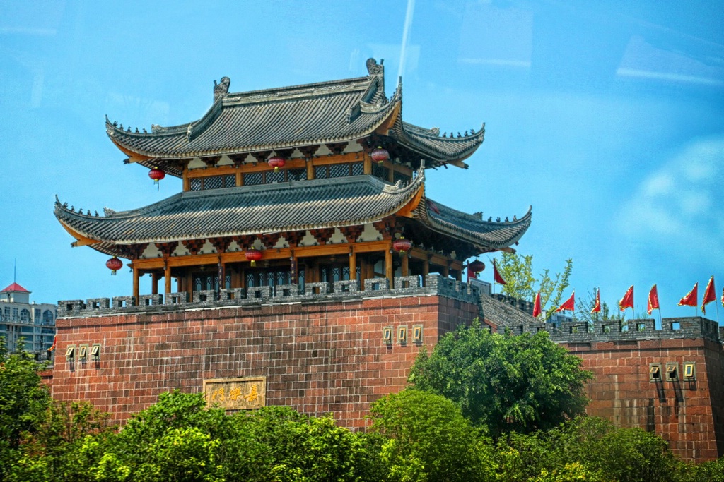 Temple on the Chengdu City Wall
