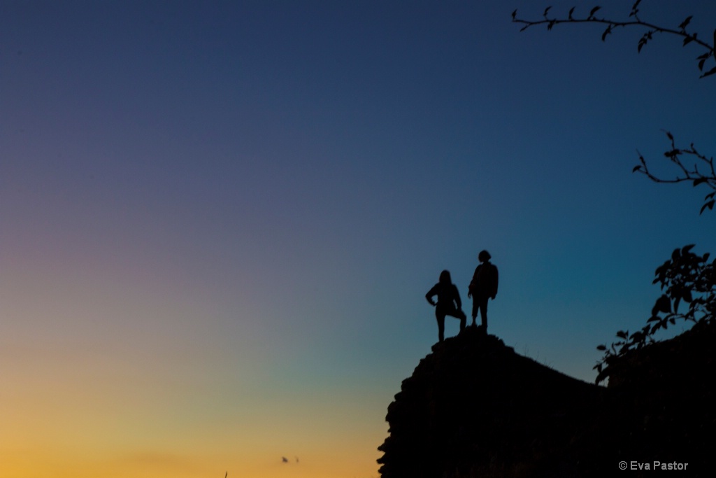 Sisters at Sunset