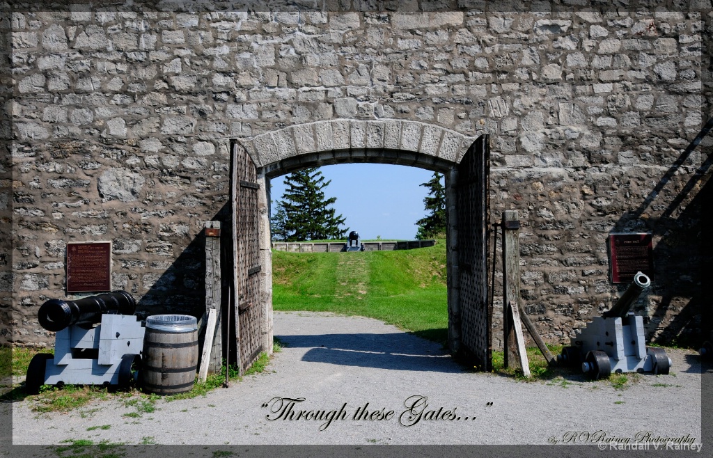 Through these gates. . .
