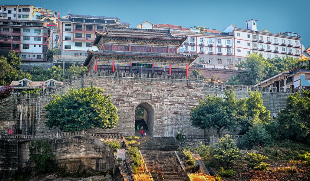 Temple on the Yangtze River