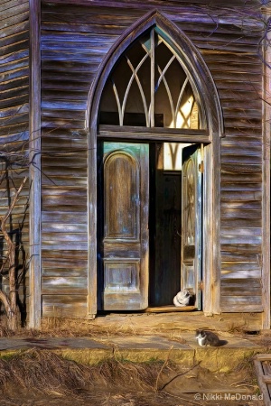 Old Church and Cats