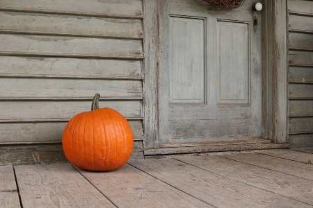 Pumpkin by the Door