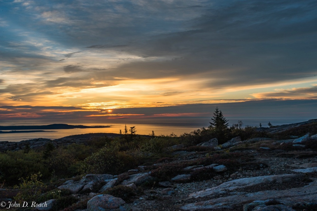 Sunrise at Cadillac Mountain Acadia NP Maine-1 - ID: 15467363 © John D. Roach