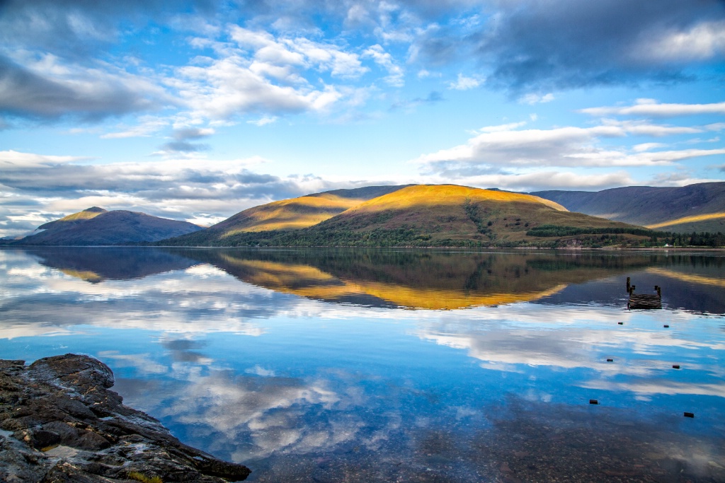 Sunrise on Loch Linnhe Fort William, Scotland