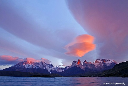 Lenticular Cloud and Mountain Sunrise