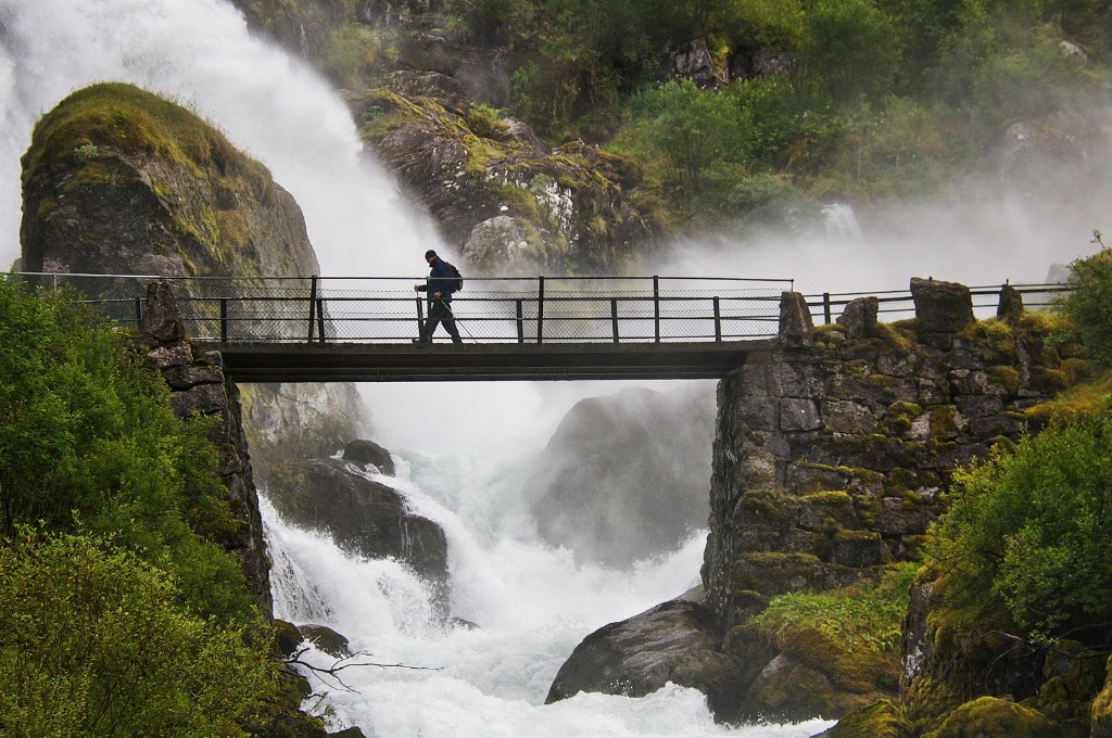 Tracker and the Waterfall