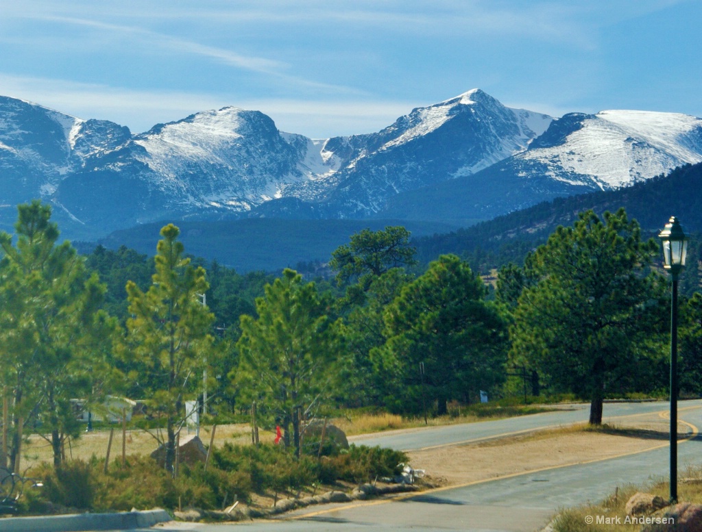 The Stanley parking lot view....Estes Park, Co.