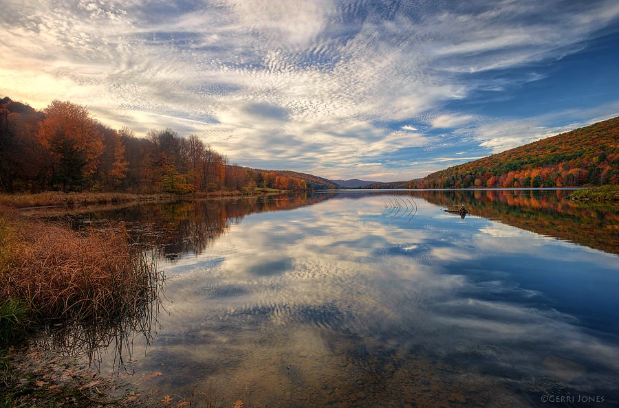 Late in the Day at Quaker Lake