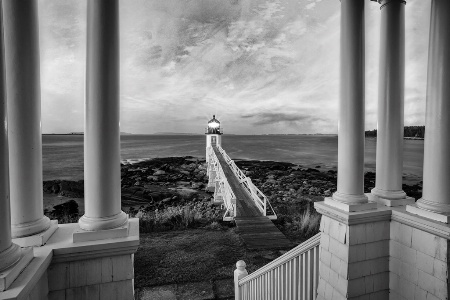 From the Porch at Marshal Point Lighthouse