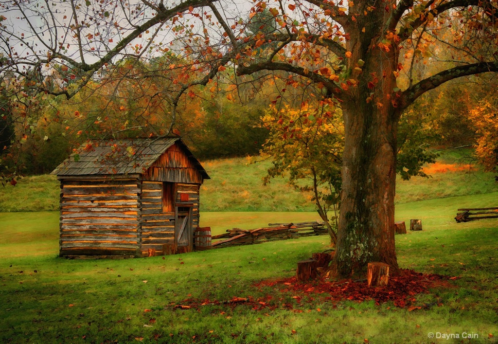 Painting An Autumn Day