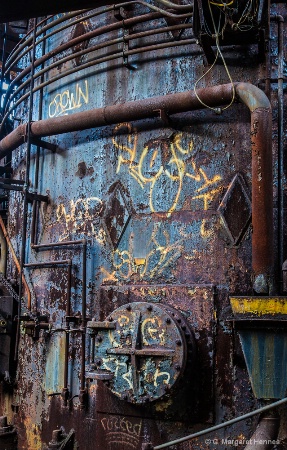 Pipes, Rust and Peeling Paint