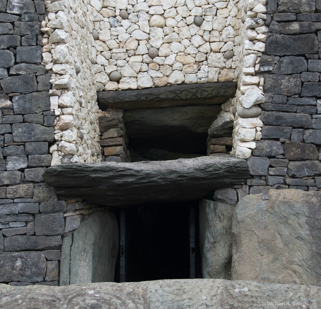 Boyne Valley Tomb Door - ID: 15484053 © Michael K. Salemi
