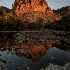 © John E. Hunter PhotoID# 15484896: Superstitions and the Salt River at sunset