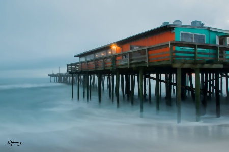 OBX Pier on a Foggy Morning; Nags Head, NC