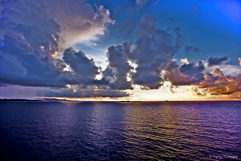 Caribbean Sunrise    - ID: 15486042 © Terry Korpela