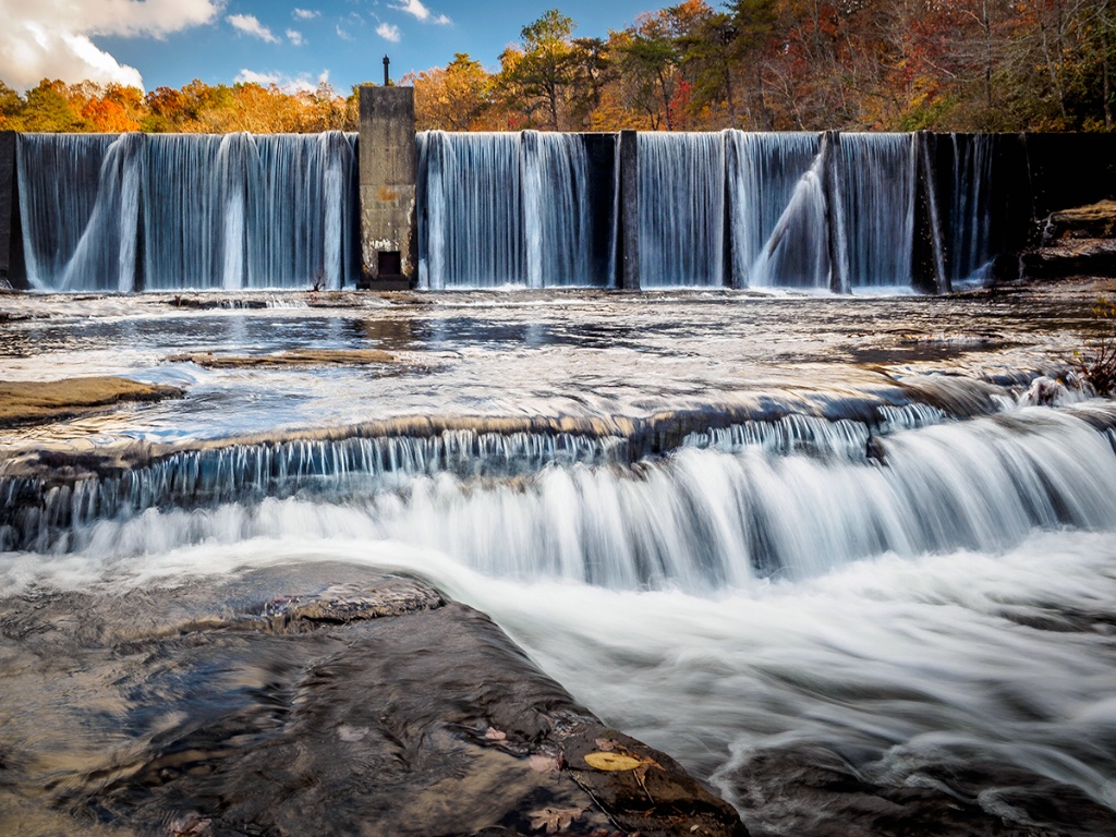 Dam at Desoto Falls