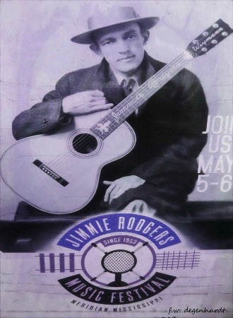 Jimmy Rodgers Music Festival Poster