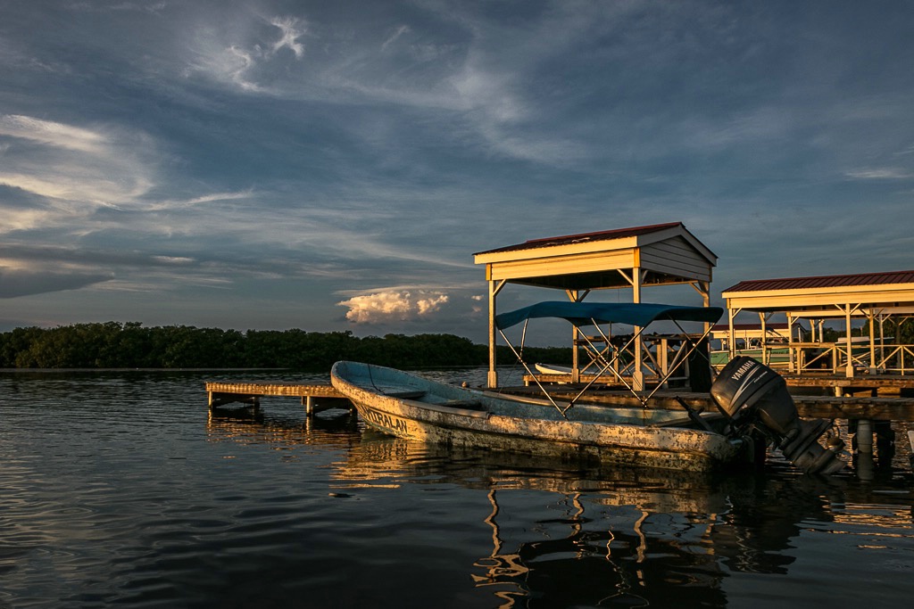 Sunset in San Pedro, Belize