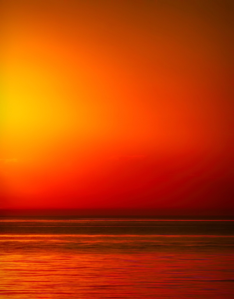 Sunset Beach Abstract