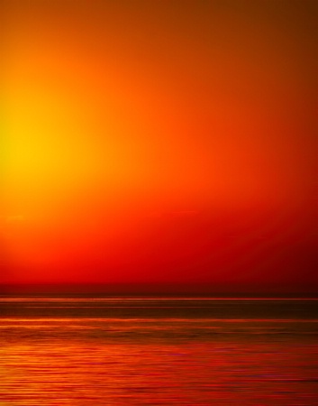 Sunset Beach Abstract