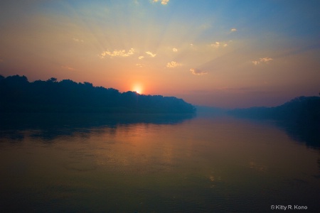Sunrise on the Cuiaba River 