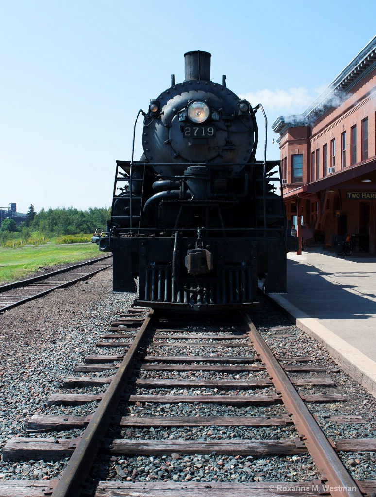Steam Locomotive in Portrait - ID: 15493027 © Roxanne M. Westman