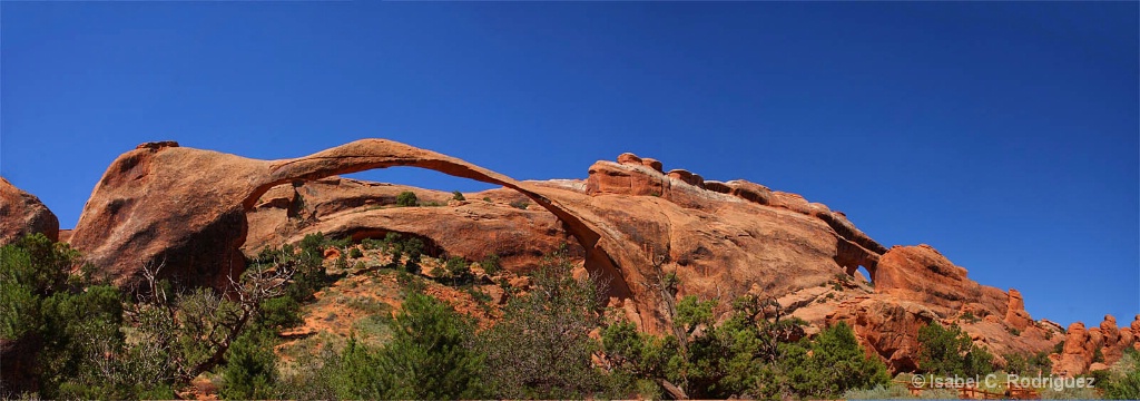 Landscape Arch Summer Panorama