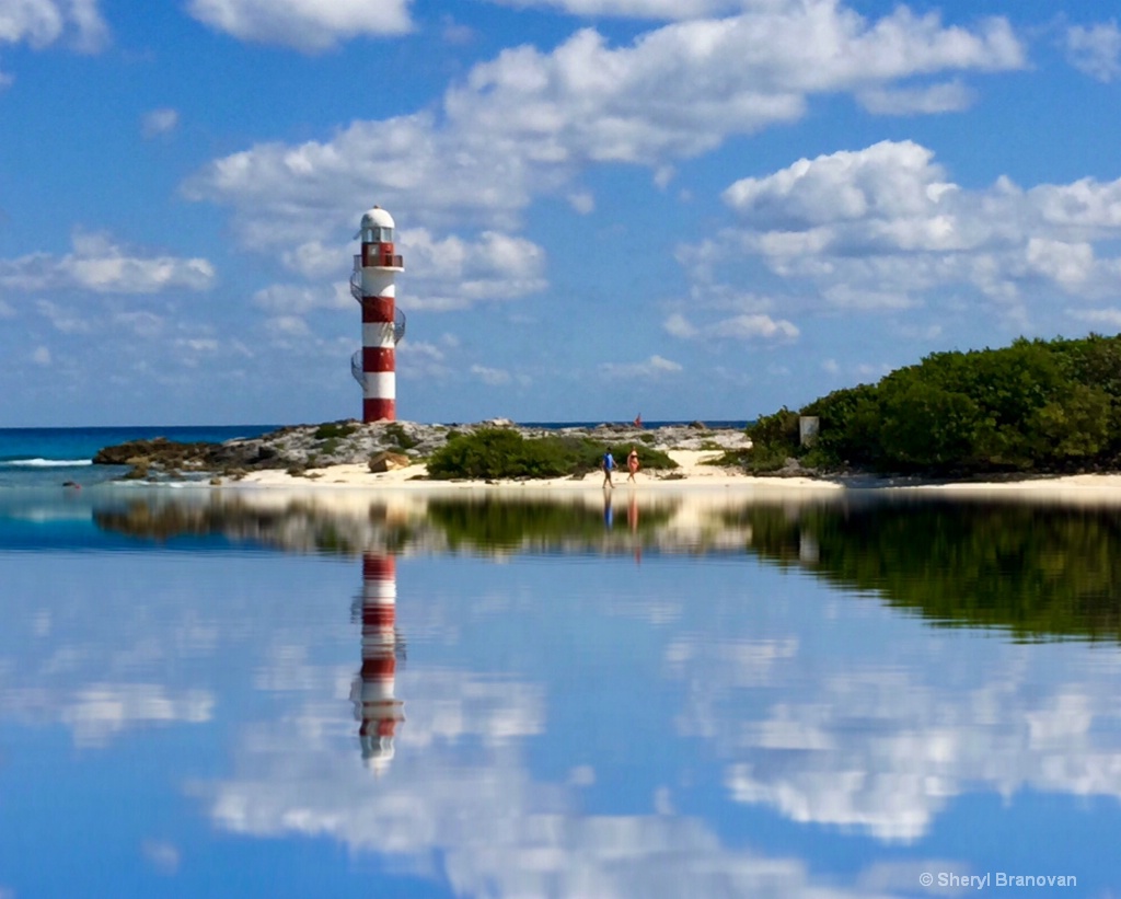 Lighthouse reflections