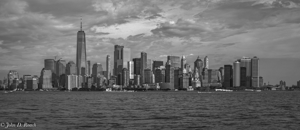 Manhattan in Monochrome Light - ID: 15496111 © John D. Roach