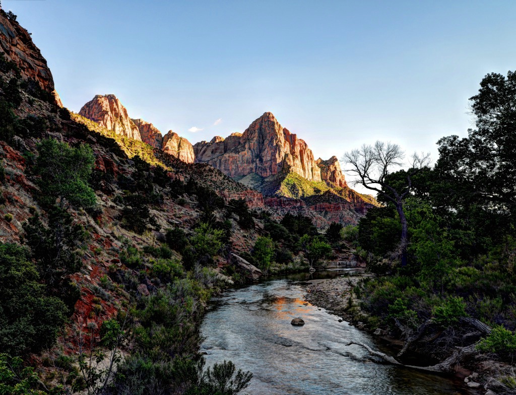 HDR Sunset On Watchman