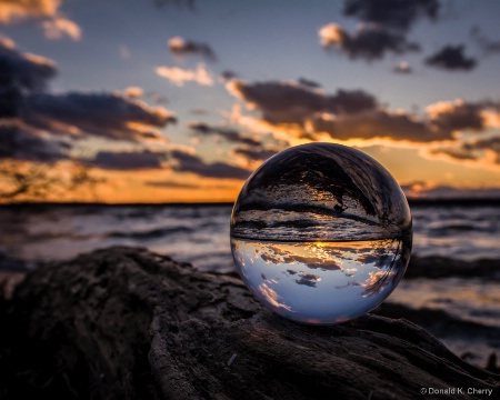 Sunset Crystal Ball