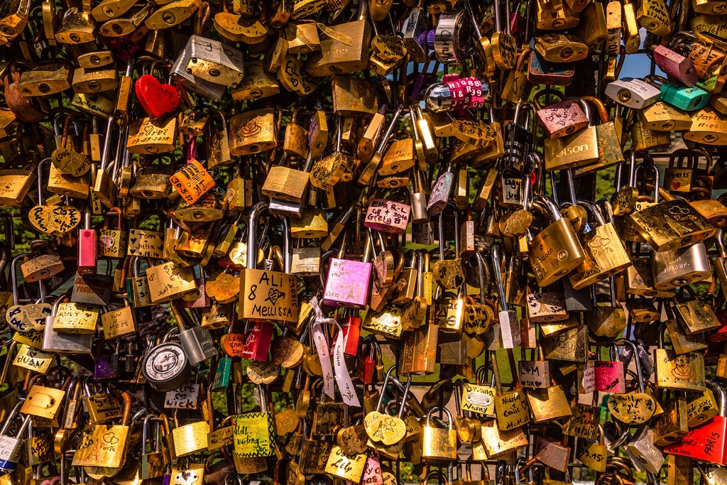 Love locks (Paris)