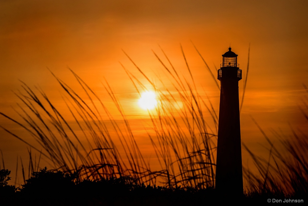 Sunset at CM Lighthouse 6-16-17 268 - ID: 15503229 © Don Johnson