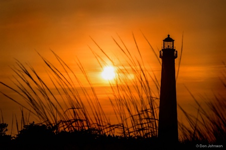 Sunset at CM Lighthouse 6-16-17 268