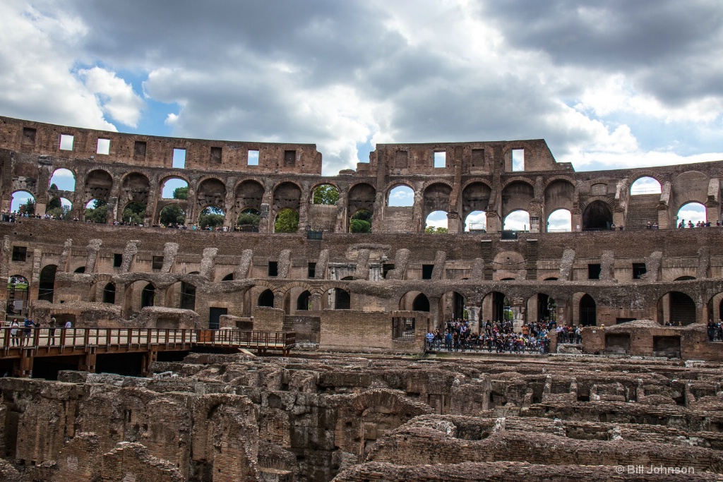 Inside the Roman Colosseum