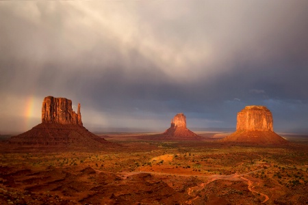 Stormy Afternoon In Monument Valley 