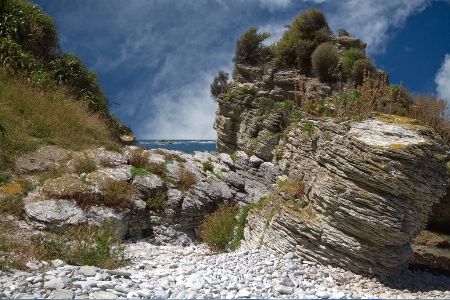 Rocks at South Bay, Kaikoura, New Zealand