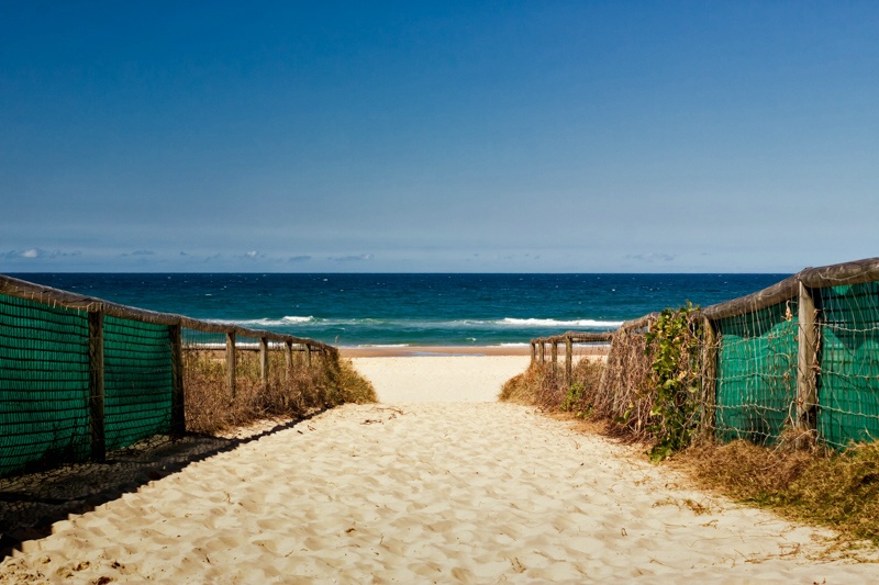 Path to the Beach in Australia