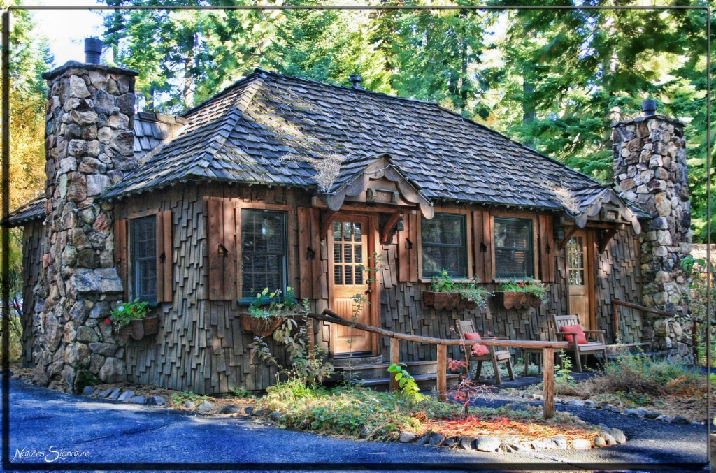 ~ A Cottage In The Woods ~ - ID: 15512462 © Trudy L. Smuin