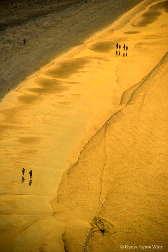 Golden Hour on the Beach