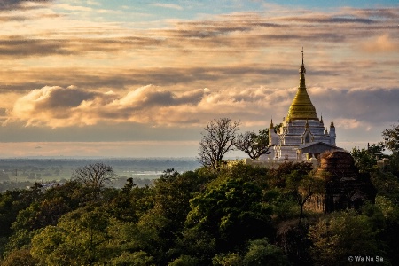 Pagoda on Sagaing hill.