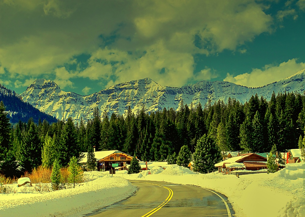 Mid Winter in the Northern Rockies