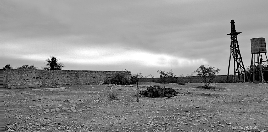 Two tanks and a headless windmill