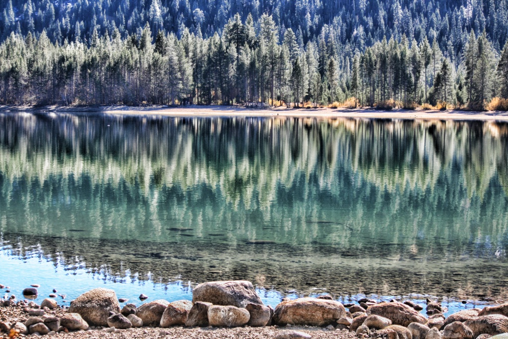 ~ Mountain Lake Reflections ~ - ID: 15514549 © Trudy L. Smuin