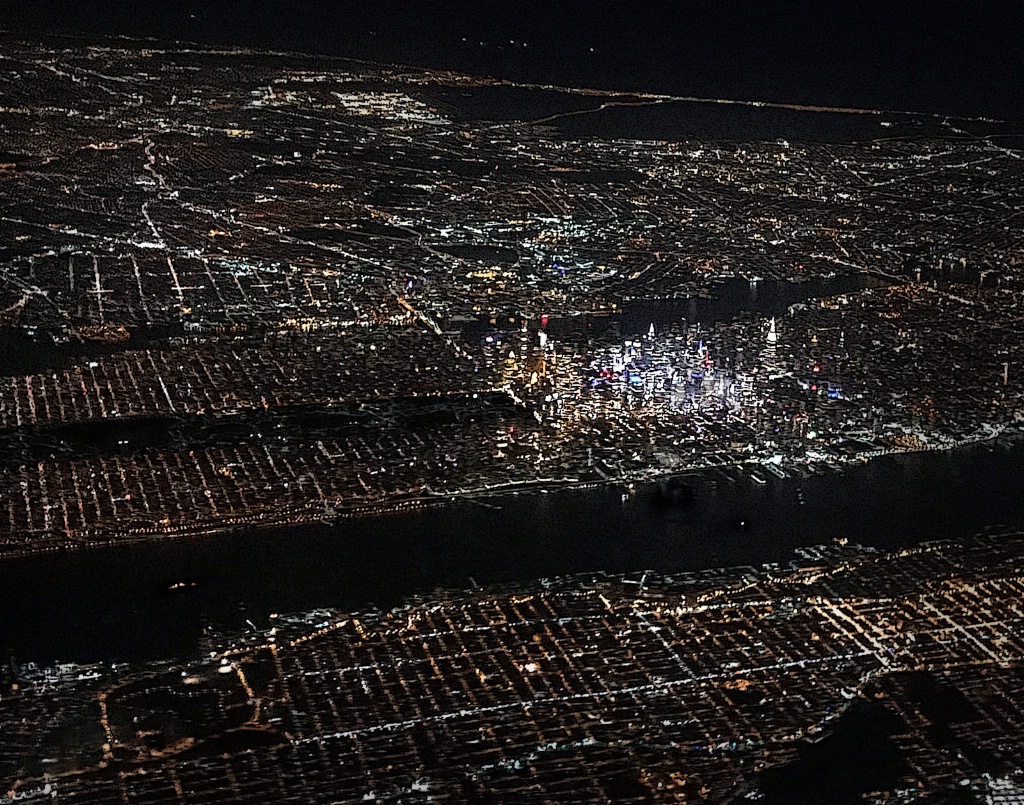 Midtown Manhattan at night