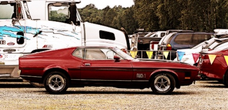 Muscle car from the early 70's