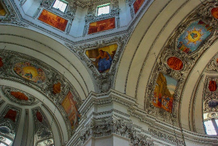 Ceiling View in the Cathedral