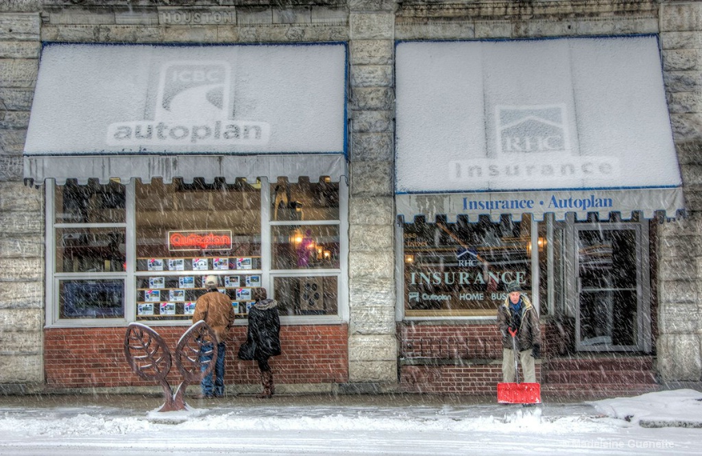 Snowy day on Baker st