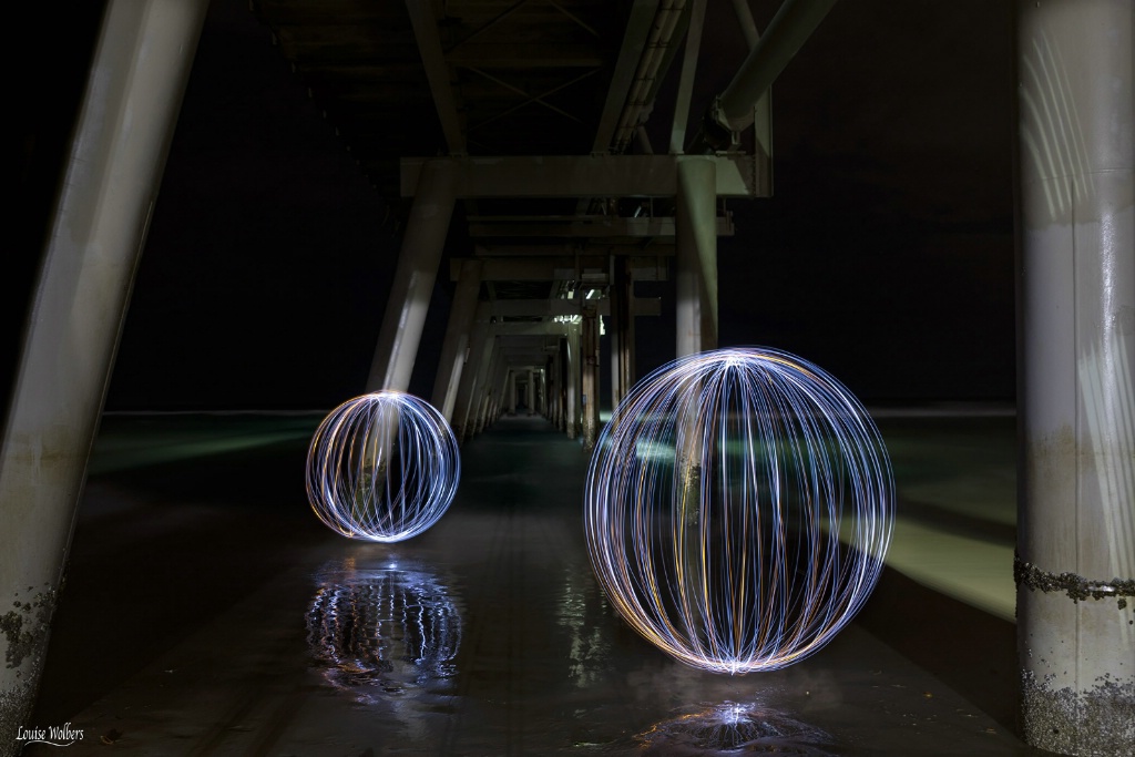 Orbs Under The Pier - ID: 15526782 © Louise Wolbers